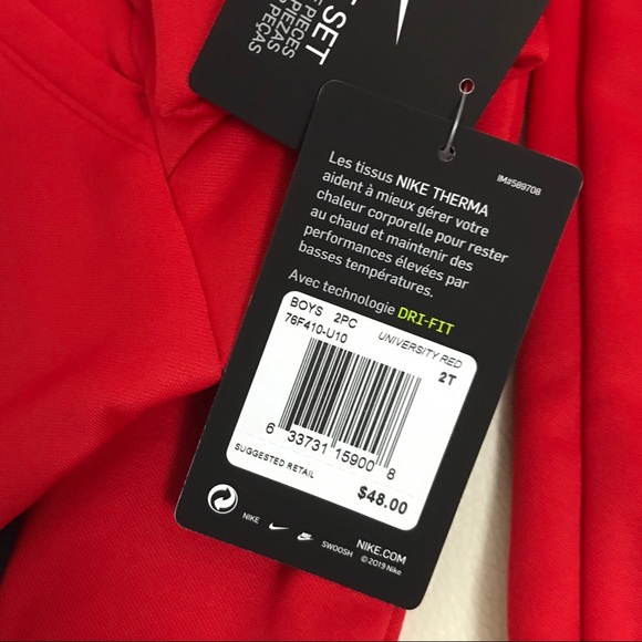 Nike boy active hoodie pants set 6228 - Picture 6 of 6